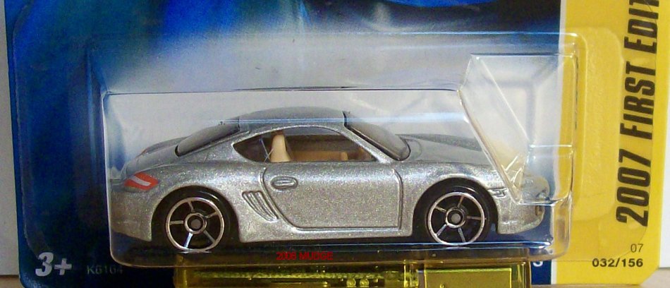 Hot Wheels 2007 First Editions Porsche Cayman S Yellow K6164 032/156 NEW IN BOX 